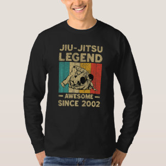 20 Years Old BJJ Jiu Jitsu Legend Awesome Since 20 T-Shirt