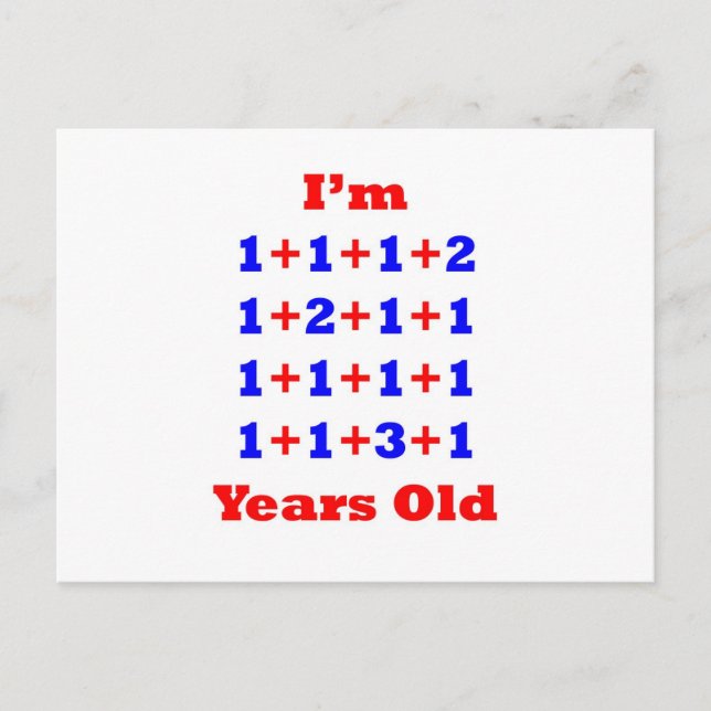 20 Years old! Postcard (Front)