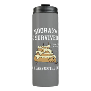 20 Years on the Job 20th Work Anniversary Thermal Tumbler