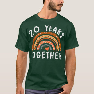 20 Years Together 20th Marriage Anniversary Husban T-Shirt
