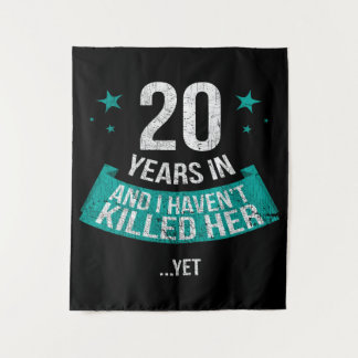 20 years wedding anniversary | family gift tapestr tapestry