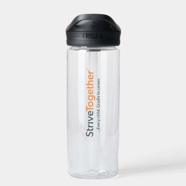 20oz CamelBak Eddy® Bottle - Clear (Back)