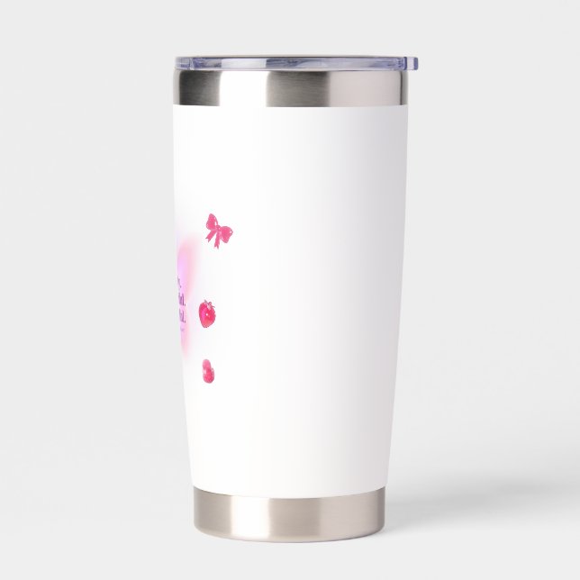 20oz Stainles Steel (inspiration word)  Insulated Tumbler (Left)