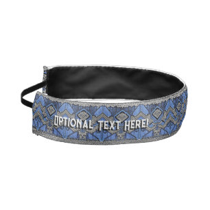 20s Flapper bead look costume - Optional Text on Athletic Headband