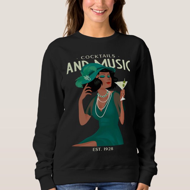 20s Nostalgia For Men And Women Classic Old Era Sweatshirt (Front)