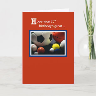 20th All Sports Birthday, Balls, Red Card