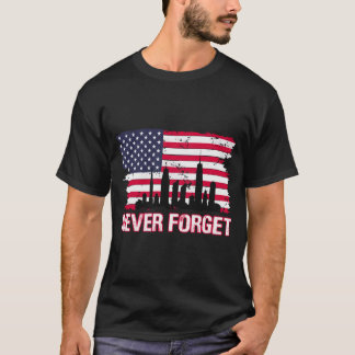 20th Anniversary 9 11 Never Forget 2001 T-shirt