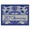 20th Anniversary Business Announcement Blue