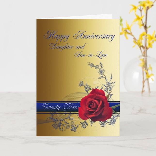 20th wedding anniversary wishes for daughter and son in law ...