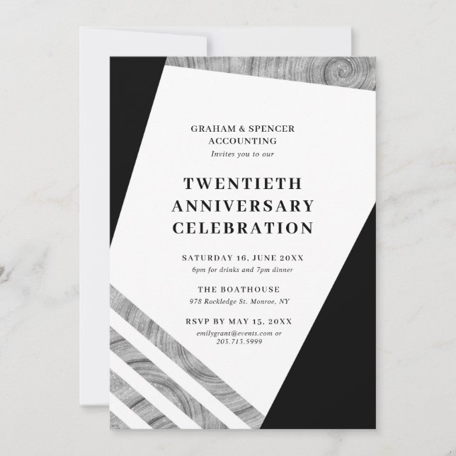 20th Anniversary Celebration Invitation (Front)