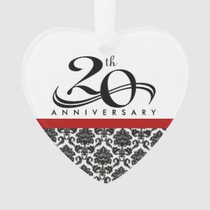 20th Anniversary Christmas ornament