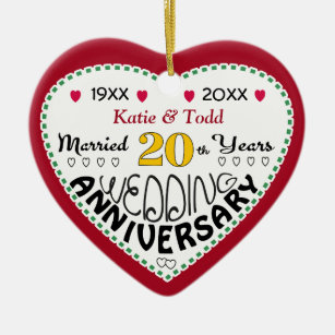 20 year anniversary ornament