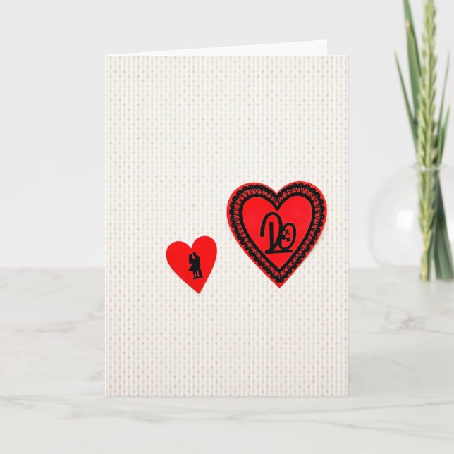20Th Anniversary Love Couple Card (Front)
