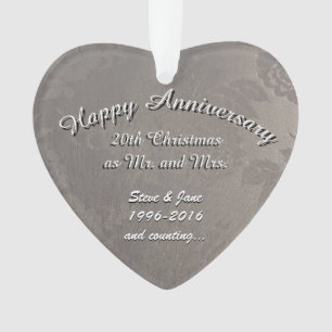 20th Anniversary Ornament