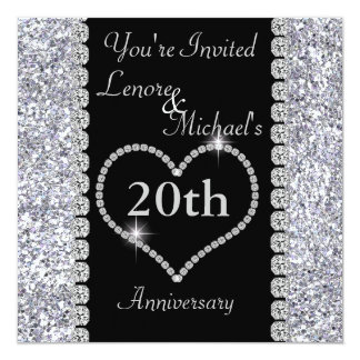 20th Anniversary Party Invitation