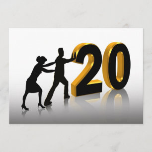 20th Anniversary Party Invitation