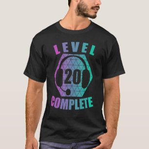 20th Birthday 20 Years Gamer Gaming Console Video T-Shirt