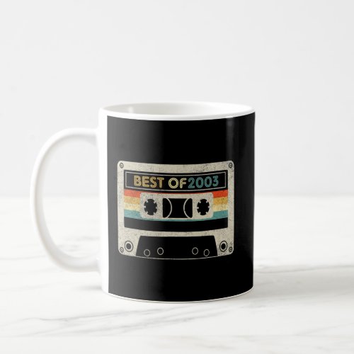 20th Birthday  Best Of 2003 Cassette Tape 20 Year  Coffee Mug