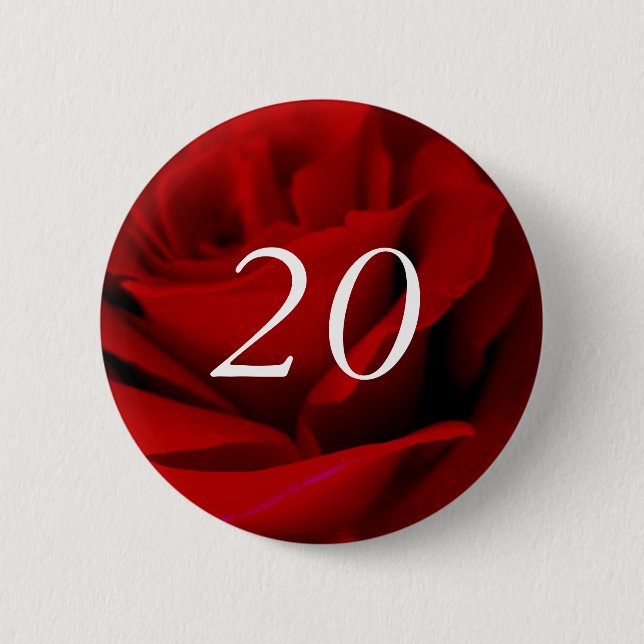 20th Birthday Button (Front)