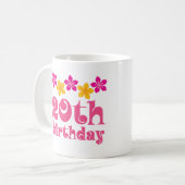 20th Birthday Gift Ideas Coffee Mug (Front Left)