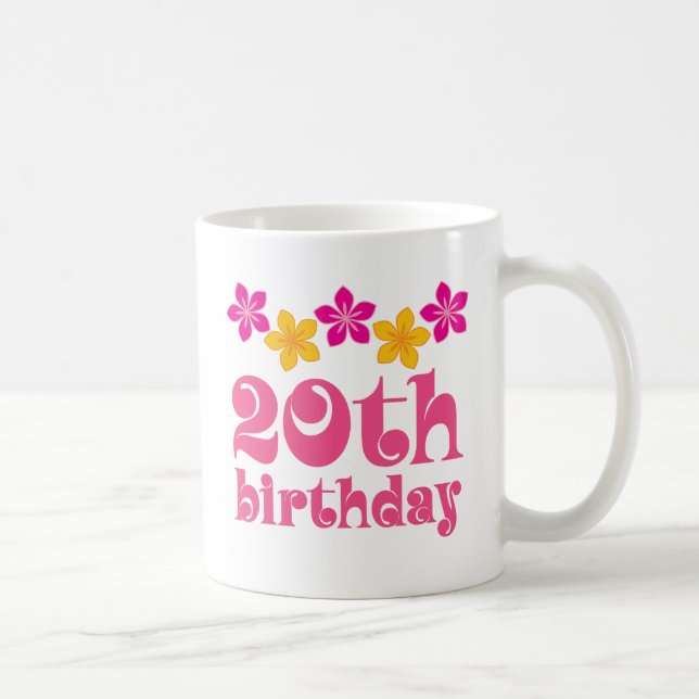 20th Birthday Gift Ideas Coffee Mug (Right)