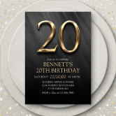 32nd Birthday Invitation