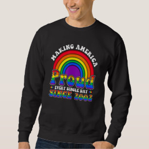 20th Birthday Lgbt Lesbian Gay Pride Happy Birthda Sweatshirt
