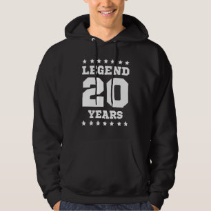 20th Birthday Woman Man 20 Years Hoodie