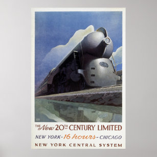 Quality POSTER.New York Central Railroad.Train.Decor.Home Interior Designer.i904 