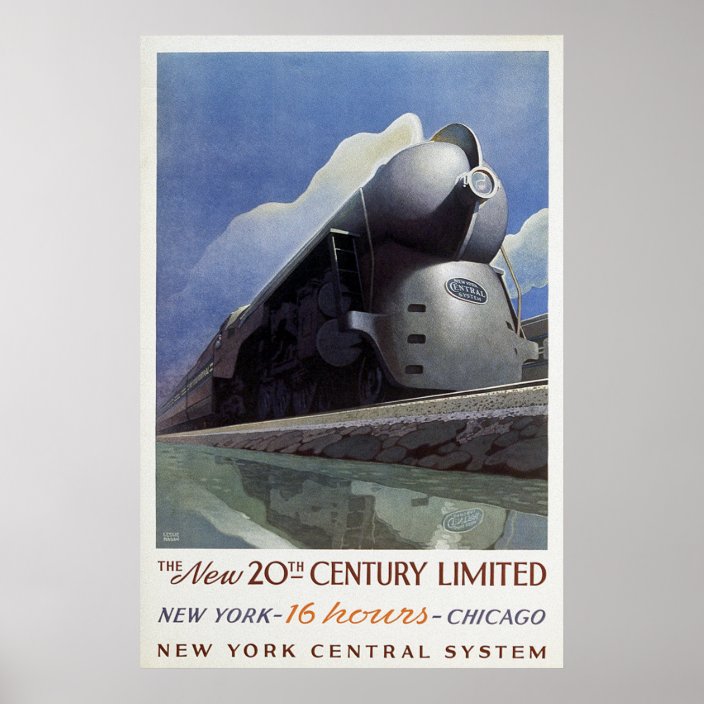 20th Century Limited Poster | Zazzle.com