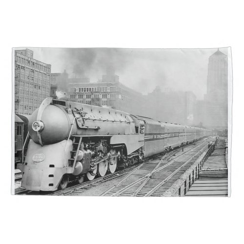 20th Century Limited Train Highball It Vintage Pillow Case