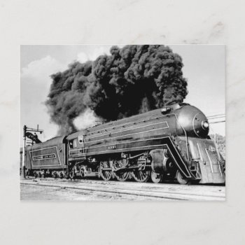 20th Century Limited Train Highball It! Vintage Postcard by scenesfromthepast at Zazzle