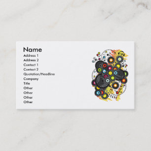 20th-Century Music Business Card