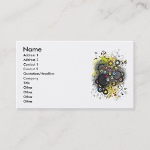 20th-Century Music Business Card