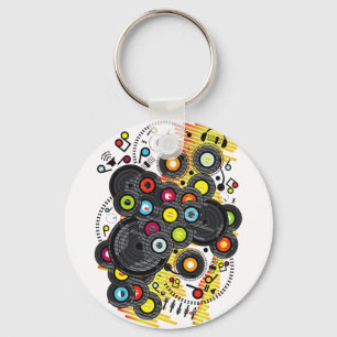20th-Century Music Keychain