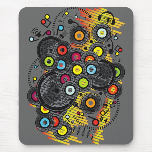 20th-Century Music Mouse Pad (Front)