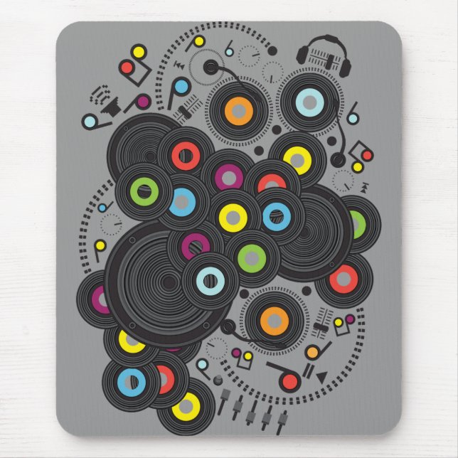 20th-Century Music Mouse Pad (Front)