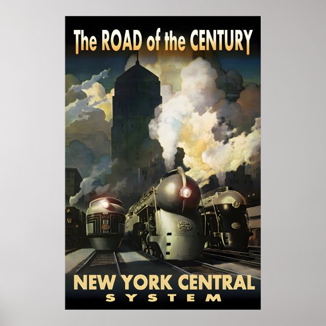 20th CENTURY New York Central System New Retro Poster (Front)