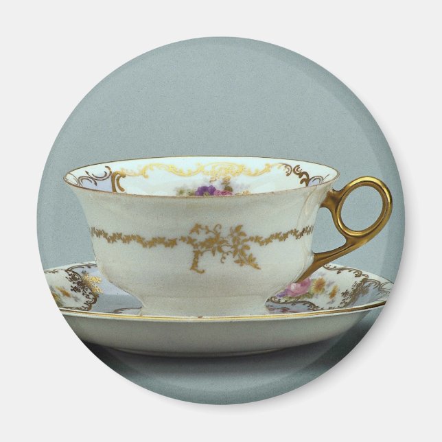 20th century tea cup and saucer, Bavaria, Germany Magnet (Front)