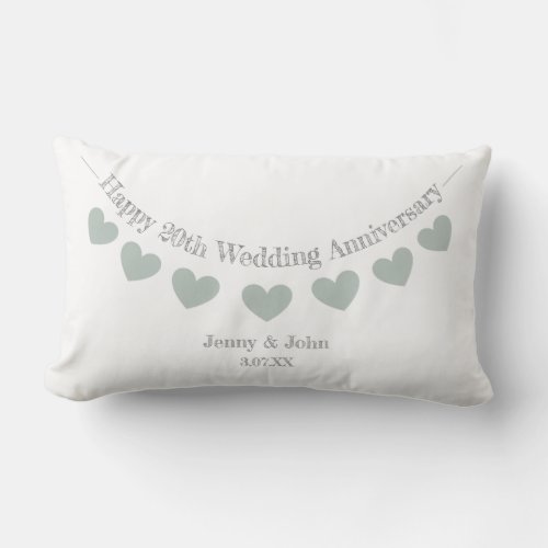 20th China Wedding Anniversary cushion