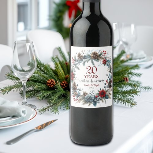 20th China Wedding Anniversary Elegant Winter