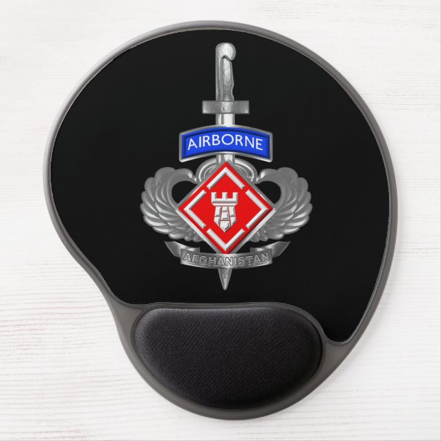 20th Engineer Brigade Afghanistan Veteran  Gel Mouse Pad (Front)