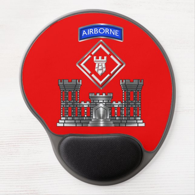 20th Engineer Brigade-Airborne  Castle Gel Mouse Pad (Front)