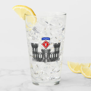 20th Engineer Brigade-Airborne Chrome Castle Glass