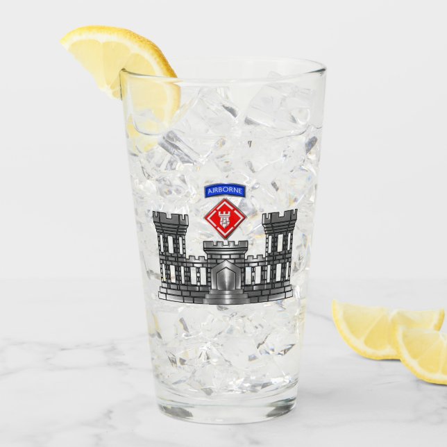 20th Engineer Brigade-Airborne Chrome Castle Glass (Front Ice)