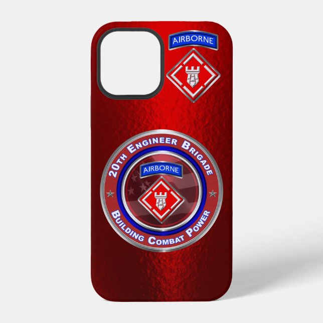 20th Engineer Brigade-Airborne Customized Iphone Case (Back)