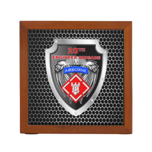 20th Engineer Brigade-Airborne Desk Organizer