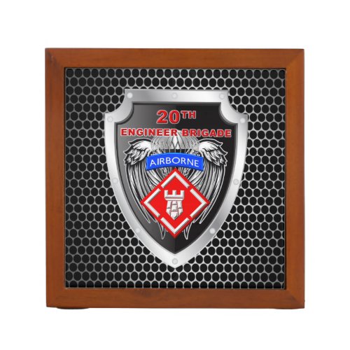 20th Engineer Brigade_Airborne Desk Organizer