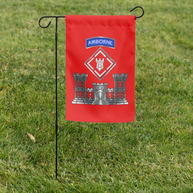 20th Engineer Brigade Airborne   Garden Flag (In SItu)