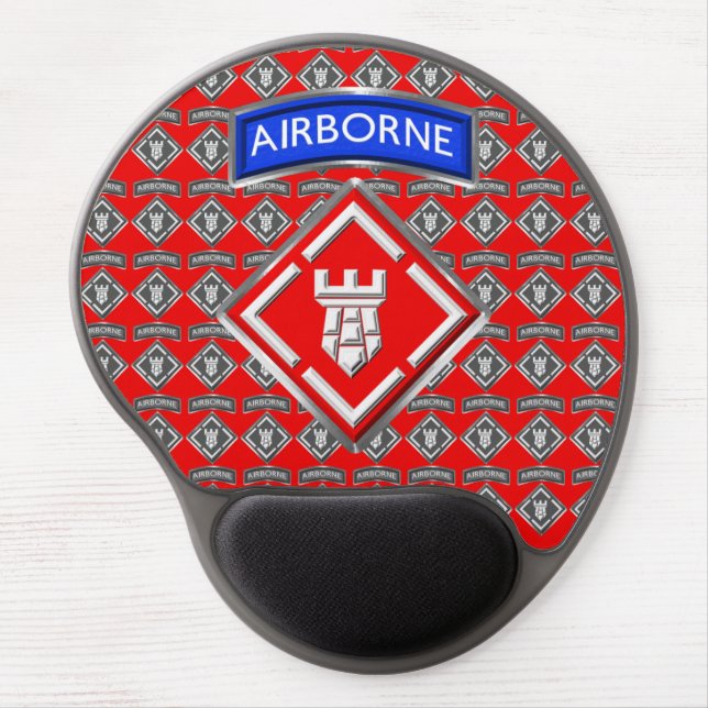 20th Engineer Brigade-Airborne  Gel Mouse Pad (Front)